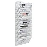 RRP £64.99 EasyPAG 10 Tier A4 Mesh in Tray Wall Pocket File Holder