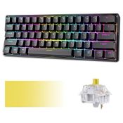 RRP £33.49 KEMOVE Shadow DK61 60% Hot Swappable Mechanical Gaming