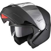RRP £87.09 Agrius Flip up Front Motorcycle Motorbike Helmet With