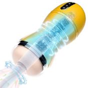 RRP £34.60 Male Masturabating Toys with 6 Vibration Modes and 5 Sucking Modes