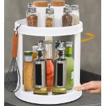 RRP £25.98 Fineget Large Rotating Lazy Susan Spice Rack Organizer