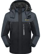 RRP £74.42 GEMYSE Men's Mountain Waterproof Ski Jacket Windproof