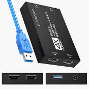RRP £26.79 VIXLW Capture Card 4k HDMI to USB