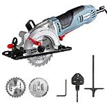 RRP £55.82 WORKPRO Mini Circular Saw 750W 4700RPM with 120mm TCT