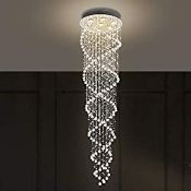 RRP £200.99 Dst Luxury Double Spiral Crystal Chandelier