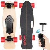 RRP £156.32 Caroma 32 Electric Skateboard w/Remote
