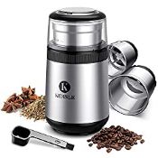 RRP £33.49 KIDISLE Coffee & Spice Grinders Electric