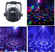 RRP £10.37 Stage Disco Ball Lights Wonsung RGBW multi-colour LED
