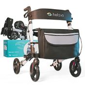 RRP £169.20 Helavo Foldable Rollator with Seat