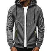 RRP £17.85 Mens Hoodies Zip Up Casual Jackets Pullover Sweatshirts