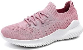 RRP £37.95 BayQ Women's Fashion Sneakers Tennis Shoes