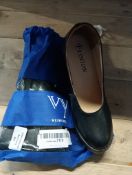 RRP £29.02 WUIWUIYU Women's Slip On Pure Elegant Chunky Heel Working