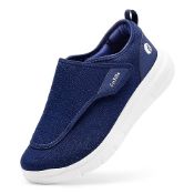 RRP £63.64 FitVille Mens Extra Wide Fit Diabetic Shoes Easy Close