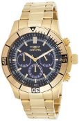 RRP £138.37 Invicta 12844 Specialty Men's Wrist Watch Stainless Steel Quartz Blue Dial