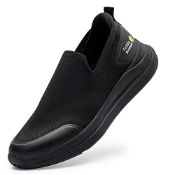 RRP £56.12 FitVille Mens Casual Slip On Trainers Extra Wide Fit