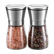 RRP £10.04 WINSHEA Salt and Pepper Grinder Set Premium Stainless