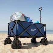 RRP £112.81 PORTAL Beach Trolley Cart for Sand All Terrain Big