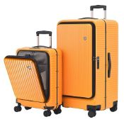 RRP £189.82 TydeCkare 2 Pieces 20/29 39 * 20 * 55cm & 40 * 37 * 77cm Aluminum Luggage Set