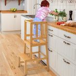RRP £87.07 COSYLAND Kitchen Nursery Step Stool for Kids Toddlers Children