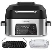 RRP £194.29 CHEFREE Health Grill and Air Fryer