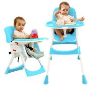 RRP £48.00 Baby Highchair with Foldable Infant Feeding Chair Easy