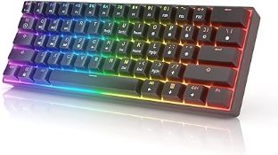 RRP £83.52 HK GAMING GK61 Mechanical Gaming Keyboard 60 Percent