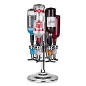 RRP £83.74 Final Touch Rotary 6 Bottle Bar Caddy / Optic Liquor