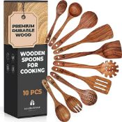 RRP £45.00 Wooden Spoons for Cooking