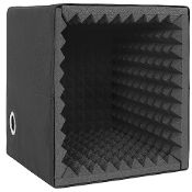 RRP £55.82 BQKOZFIN Portable Sound Recording Vocal Booth Box