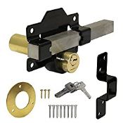 RRP £40.76 Double Locking Long Throw "Cays" Lock 50mm