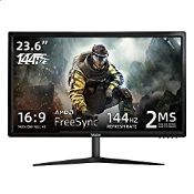 RRP £122.82 Thinlerain 24 Inch PC Monitor 144Hz 1920x1080P Computer