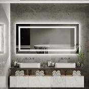 RRP £279.15 LUVODI Bathroom Mirror with LED Light: 1200x800mm Large