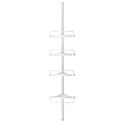 RRP £22.32 SONGMICS Adjustable Bathroom Corner Shelf