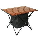 RRP £30.14 ROCK CLOUD Portable Camping Table With Storage Bag