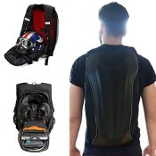 RRP £55.69 JFG RACING Motorcycle Backpack Waterproof Hard Shell Backpack