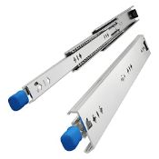 RRP £51.23 VADANIA 700mm Heavy Duty Drawer Runners with Lock #VD2053 1 Pair