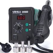 RRP £61.40 YIHUA 858D Hot Air Rework Station 700W for SMD Soldering