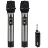 RRP £37.95 PERWHY Wireless Microphone System