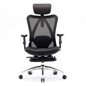 RRP £212.23 SIHOO Office Chair Ergonomic Desk Office Chair with Footrest