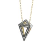 18ct Yellow Gold Noor Diamond Lantern Pendant and Chain 1.75 Carats - Valued By AGI £6,995.00 - This
