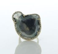 18ct Yellow Gold Diamond And Fossil Ring 0.60 Carats - Valued By AGI £7,560.00 - A stunning green/