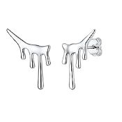 RRP £22.87 BRAND NEW STOCK Silvercute Earrings For Women Silver Novelty Lava Stud