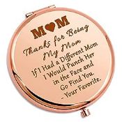 RRP £6.69 BRAND NEW STOCK Mom Gifts from Daughter Funny Personal Makeup Mirror