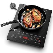 RRP £51.35 Karinear Portable Ceramic Hob for ALL Cookware