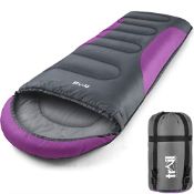 RRP £27.90 Trail Envelope Sleeping Bag With Snug Hood