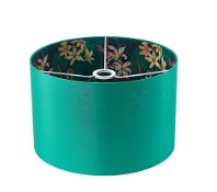 RRP £38.97 Botanica Contemporary 45cm Green Round Drum Lampshades