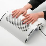 RRP £16.08 Nail Dust Collector 40 W 3 Fans Nail Art Vacuum Cleaner