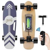 RRP £167.49 Caroma 27.5" Electric Skateboard with Remote Control