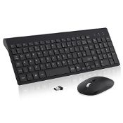 RRP £29.01 Wireless Keyboard and Mouse Set