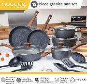 RRP £83.74 Non Stick Pots and Pans Set Induction Hob Pots